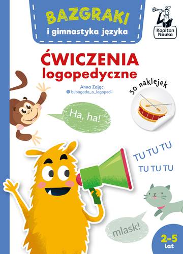 Bazgraki i gimnastyka języka. Ćwiczenia logopedyczne. Bazgraki
