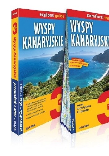 Wyspy Kanaryjskie 3w1: przewodnik + atlas + mapa