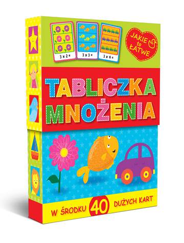 Tabliczka mnożenia karty malucha