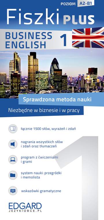 Angielski business english 1 fiszki plus