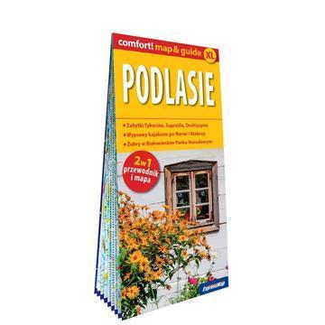 Podlasie laminowany przewodnik i mapa XL 2w1