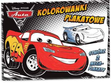 Auta 3 kolorowanki plakatowe