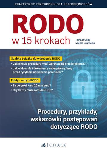 Rodo w 15 krokach procedury przykłady wskazówki postępowań dotyczące rodo