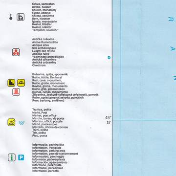 Istria pula mapa 1:100 000
