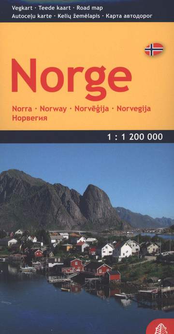 Norwegia mapa 1:1 200 000